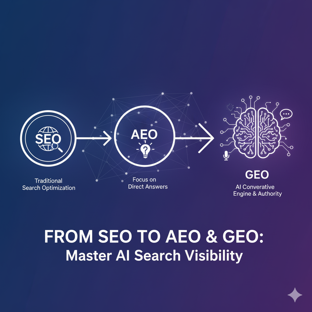 From SEO to AEO & GEO: Master AI Search Visibility