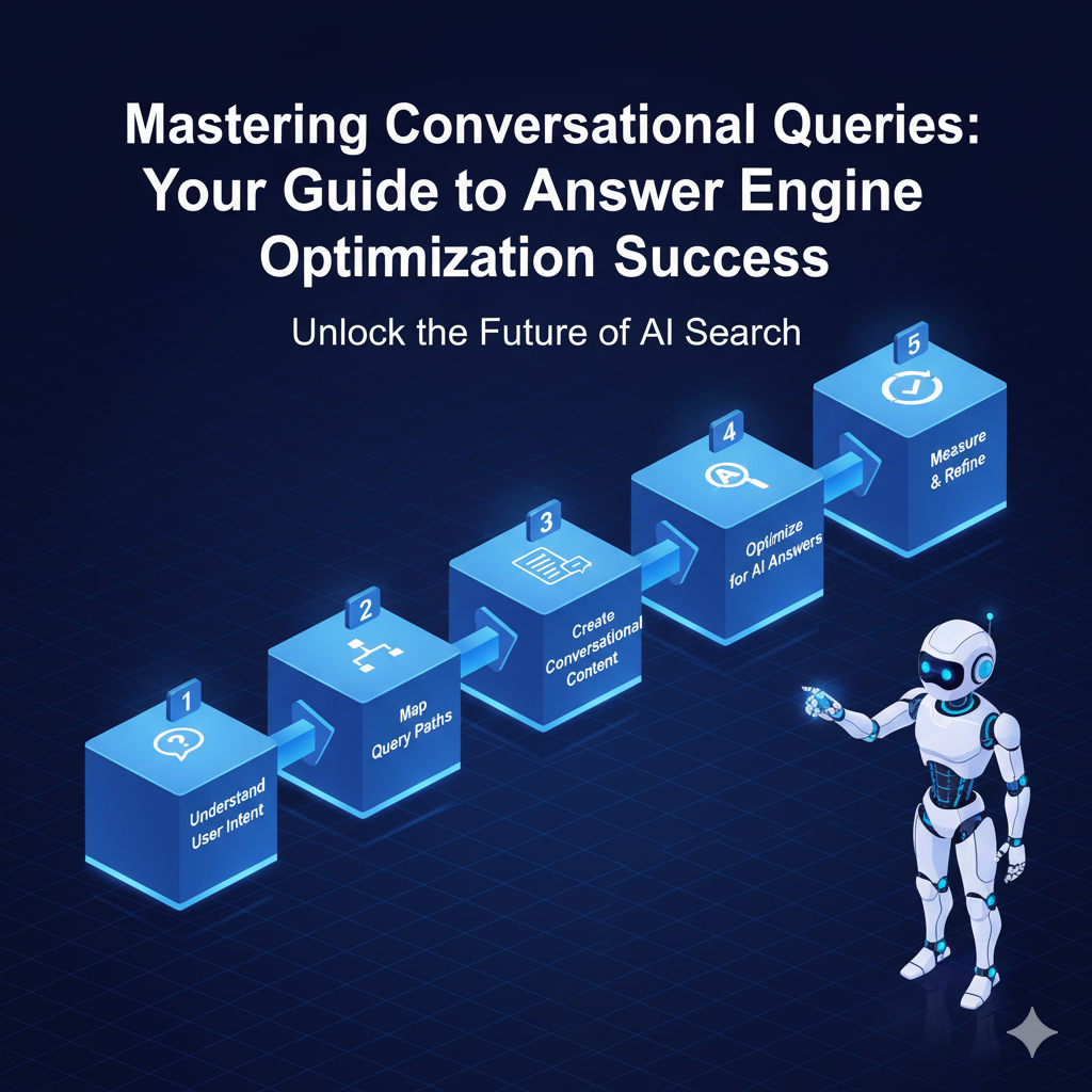 Digital illustration showing conversational flow or speech bubbles being refined and optimized by an AI interface, symbolizing the mastery of multi-turn queries for Answer Engine Optimization (AEO) success.