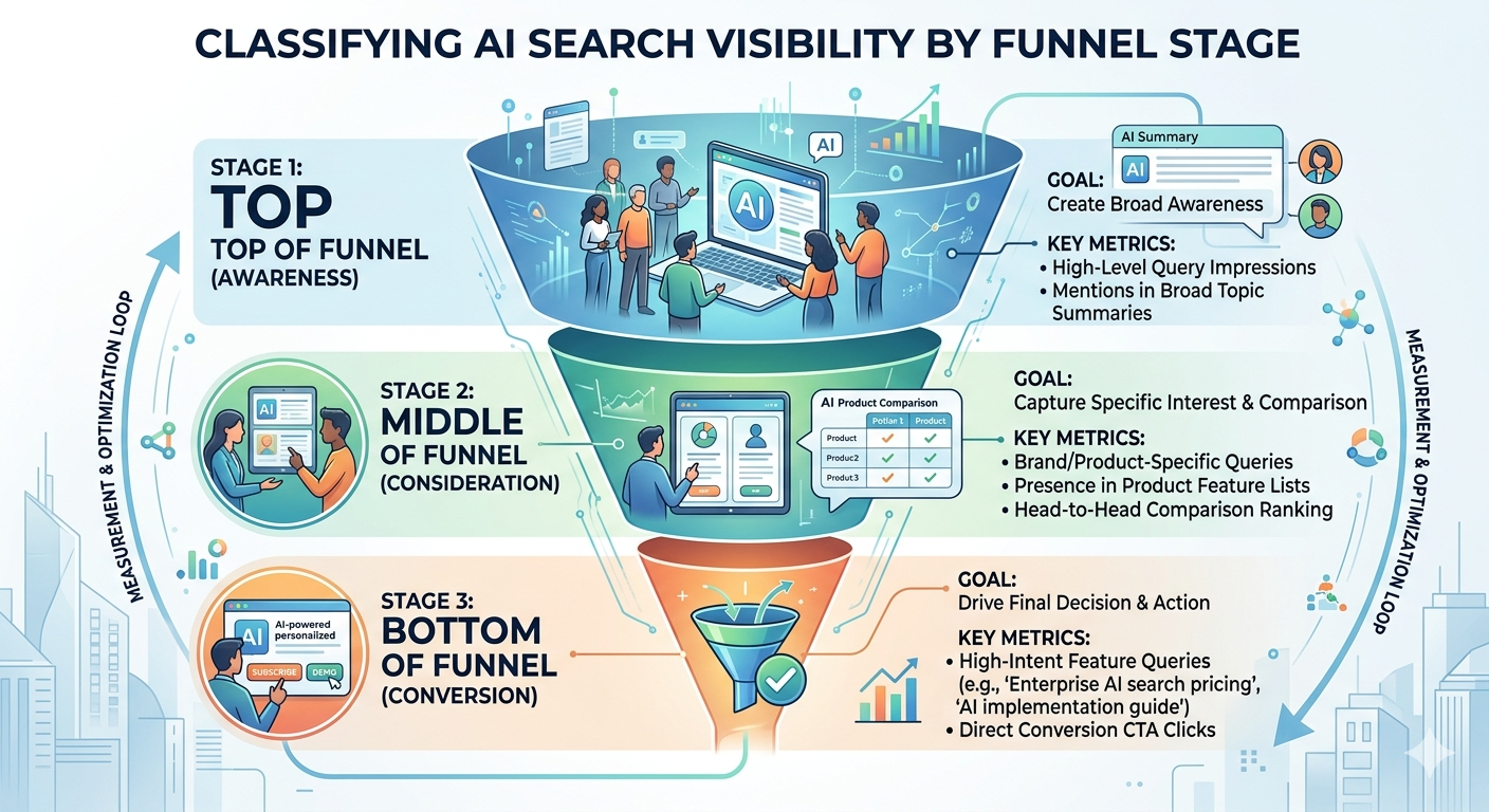 Look And Classify How do I classify my AI search visibility by funnel stage? - The AI ...